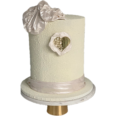 Luxe Velvet Single-Tier Cake